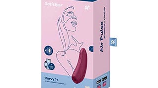Satisfyer Curvy 1+ Air-Pulse Clitoris Stimulating Vibrator...