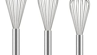 Ouddy 3 Pack Stainless Steel Whisks 8"+10"+12", Wire Whisk...