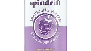 Spindrift Sparkling Water, Blackberry Flavored, Made with...