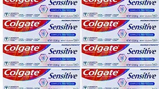 Colgate Sensitive Toothpaste, Maximum Strength, Clean Mint,...