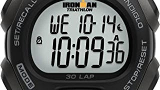 Timex Men's T5E901 Ironman Classic 30 Gray/Black Resin...