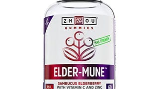 Zhou Nutrition Elder-Mune Sambucus Elderberry Gummies with...