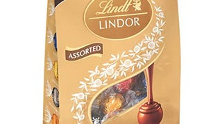 Lindt LINDOR Assorted Chocolate Truffles, Kosher, 15.2...