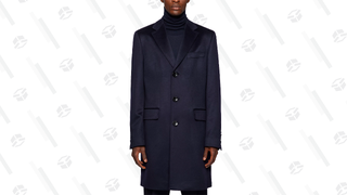 Hugo Boss Men's Slim-Fit Cashmere Coat