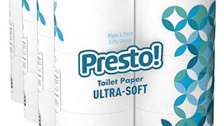 Amazon Brand - Presto! 308-Sheet Mega Roll Toilet Paper,...