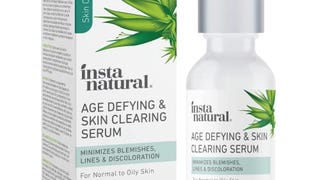 InstaNatural Age Defying & Skin Clearing Serum, Vitamin...