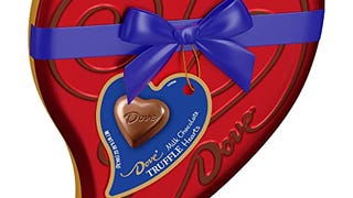 DOVE Valentine's Milk Chocolate Truffles Candy Heart Gift...