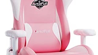 AutoFull Pink Bunny Gaming Chair Cute Kawaii Gamer Chair...