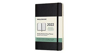 Moleskine Classic 12 Month 2022 Weekly Planner, Soft Cover,...