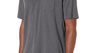 Amazon Essentials Men's Regular-Fit Pocket Jersey Polo,...