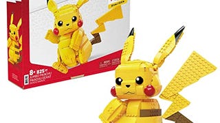MEGA Pokemon Jumbo Pikachu Toy Building Set, 12 Inches...