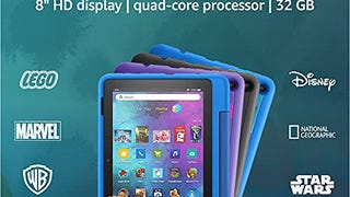 Amazon Fire HD 8 Kids Pro tablet, 8" HD, ages 6–12, 32...