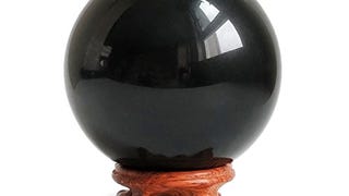 Mina Heal Obsidian Crystal Ball 100 mm /4 inch Dia for...