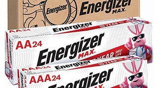 Energizer AA Batteries and AAA Batteries, 24 Max Double...