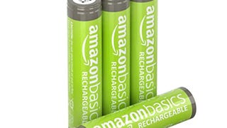 Amazon Basics 4-Pack AAA Performance 800 mAh Rechargeable...