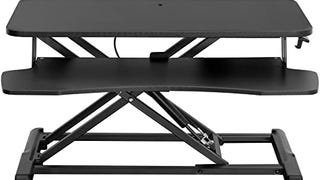 VIVO 32 inch Desk Converter, Height Adjustable Riser, Sit...