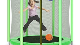 Lovely Snail 5FT Trampoline for Kids with Safety Enclosure...