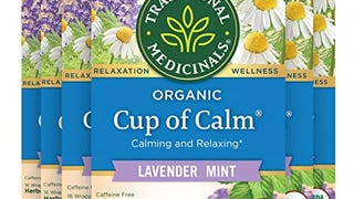 Traditional Medicinals Organic Cup of Calm Tea, 16 Count...