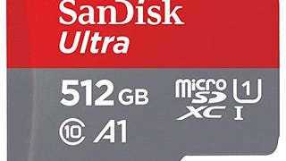 SanDisk 512GB Ultra MicroSDXC UHS-I Memory Card with Adapter...