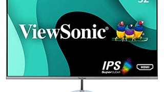 ViewSonic 32 Inch 1080p Widescreen IPS Monitor with Ultra-...