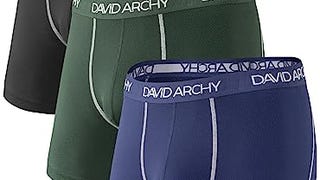 DAVID ARCHY Mens Underwear Mesh Quick Dry Boxer Briefs...