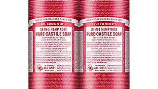 Dr. Bronner’s - Pure-Castile Liquid Soap (Rose, 32 ounce,...