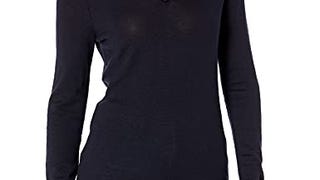 Lark & Ro Women's Merino Wool Long Sleeve V Neck Sweater,...