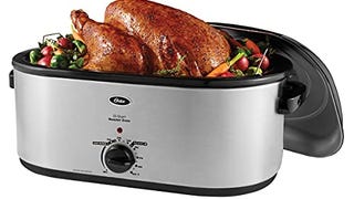 Oster Roaster Oven with Self-Basting Lid | 22 Qt, Stainless...