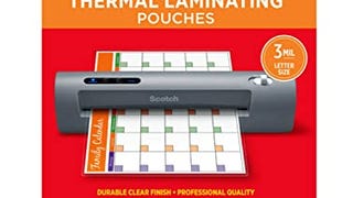 Scotch Thermal Laminating Pouches, 100-Pack, 8.9 x 11.4...