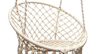 Sorbus Stylish Boho Swing Chair- Premium Cotton Celing...