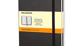 Moleskine Classic Notebook, Hard Cover, Large (5" x 8.25"...