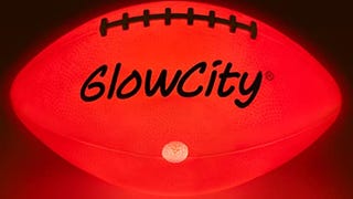 GlowCity Glow in The Dark Football - Light Up, Official...