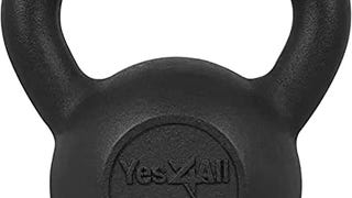 Yes4All Solid Cast Iron Kettlebell Weights Set – Great...