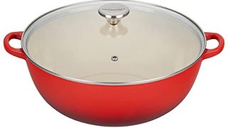 Le Creuset Enameled Cast Iron Chef's Oven with Glass Lid,...
