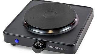 HomeCraft HCSB75BK Portable Countertop Single Burner Hot...