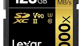 Lexar Professional 2000x 128GB SDXC UHS-II Card, Up To...