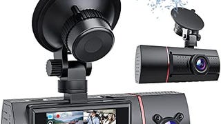 LAMONKE Dash Cam, 1080P Dash Cam Front and Rear Inside,...
