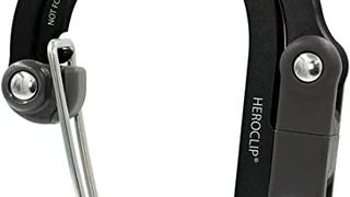 HEROCLIP Carabiner Clip and Hook (Medium) for Camping, Backpack,...