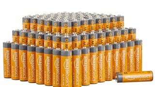 Amazon Basics 100 Pack AA High-Performance Alkaline Batteries,...