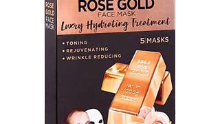 AZURE Rose Gold Luxury Hydrating Face Mask- Hydrating, Firming,...