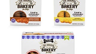 Three Dog Bakery Classic Cookies Variety Pack Premium Treats...