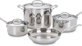 Cuisinart 7-Piece Cookware Set, Chef's Classic Stainless...