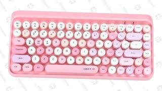 Ubotie Portable Bluetooth Keyboard (Pink)
