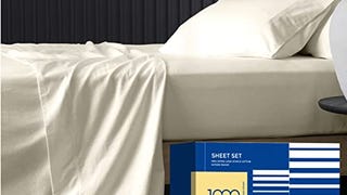 Pure Egyptian Queen Size Cotton Bed Sheets Set (Queen, 1000...