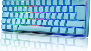 60% Mechanical Gaming Keyboard Mini Portable with Rainbow...