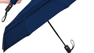EEZ-Y Windproof Travel Umbrellas for Rain - Lightweight,...
