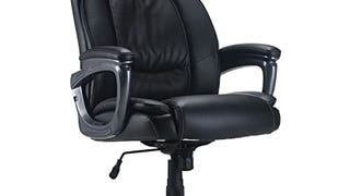 STAPLES Lockland Bonded Leather Big & Tall Managers Chair,...