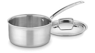 Cuisinart Saucepan with Cover, Triple Ply 2-Quart Skillet,...