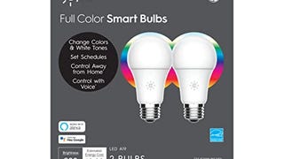 GE Lighting CYNC Smart LED Light Bulbs, Bluetooth Enabled,...