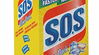 S.O.S 98014 Steel Wool Soap Pad (50 Count)